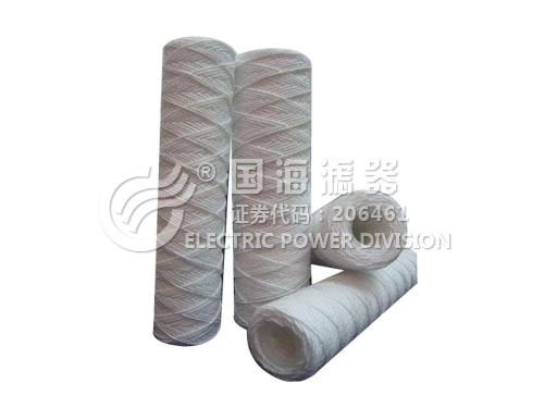 電廠汙水20英寸PP脫脂棉線繞濾芯