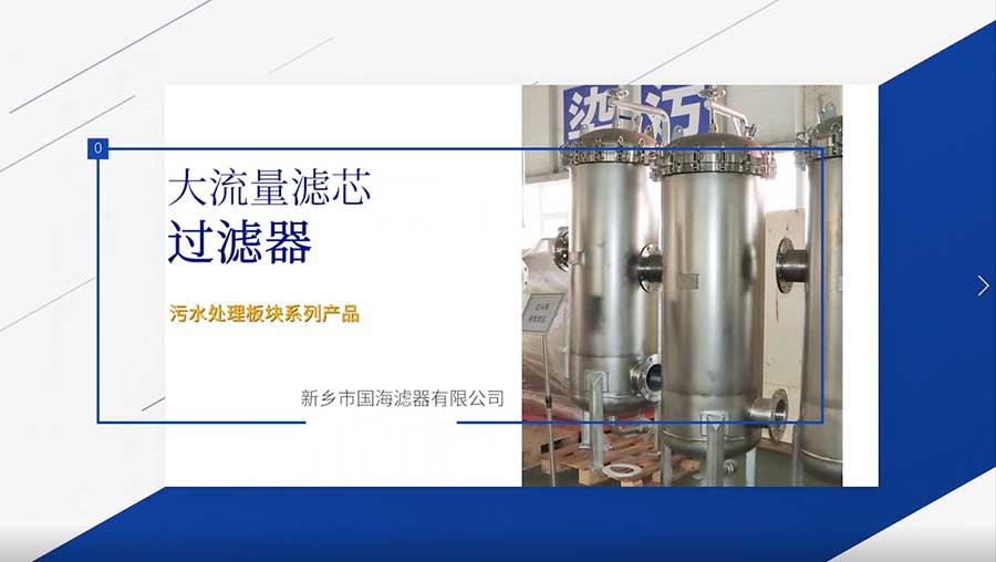 大流量濾芯過濾器